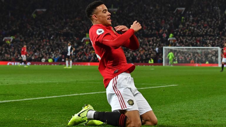 PLATZ 7: Mason Greenwood (Manchester United) - 18 Jahre, 1 Monat, 24 Tage