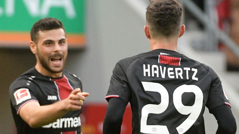 Kevin Volland und Kai Havertz treffen mit Bayer Leverkusen auf den FC Porto.