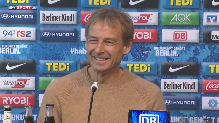 Bundesliga: Klinsmann weiß nicht, ob Hertha noch im Pokal ist 