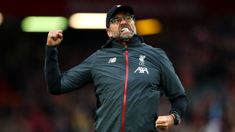 Jürgen Klopp feiert Tore sonst ausgelassen.