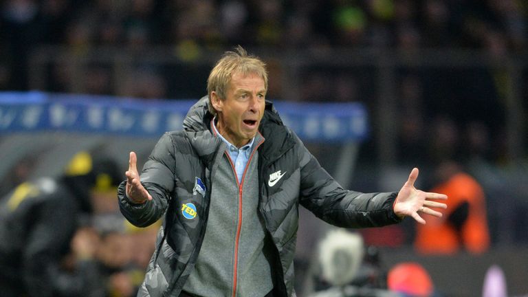 Jürgen Klinsmann hat bei Hertha BSC alle Hände voll zu tun.