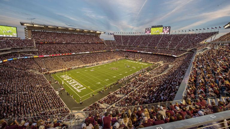 Platz 5: Kyle Field (College Station, USA) - Kapazität: 102.733