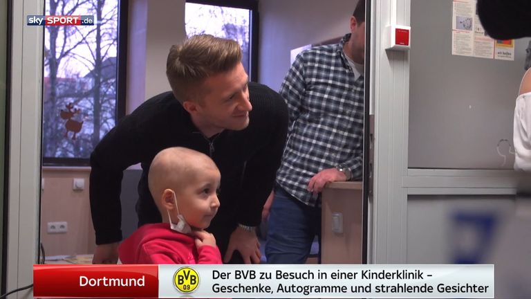 BVB-Stars besuchen Kinderklinik.