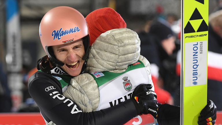 Geiger bejubelt einen starken zweiten Platz in Oberstdorf. 