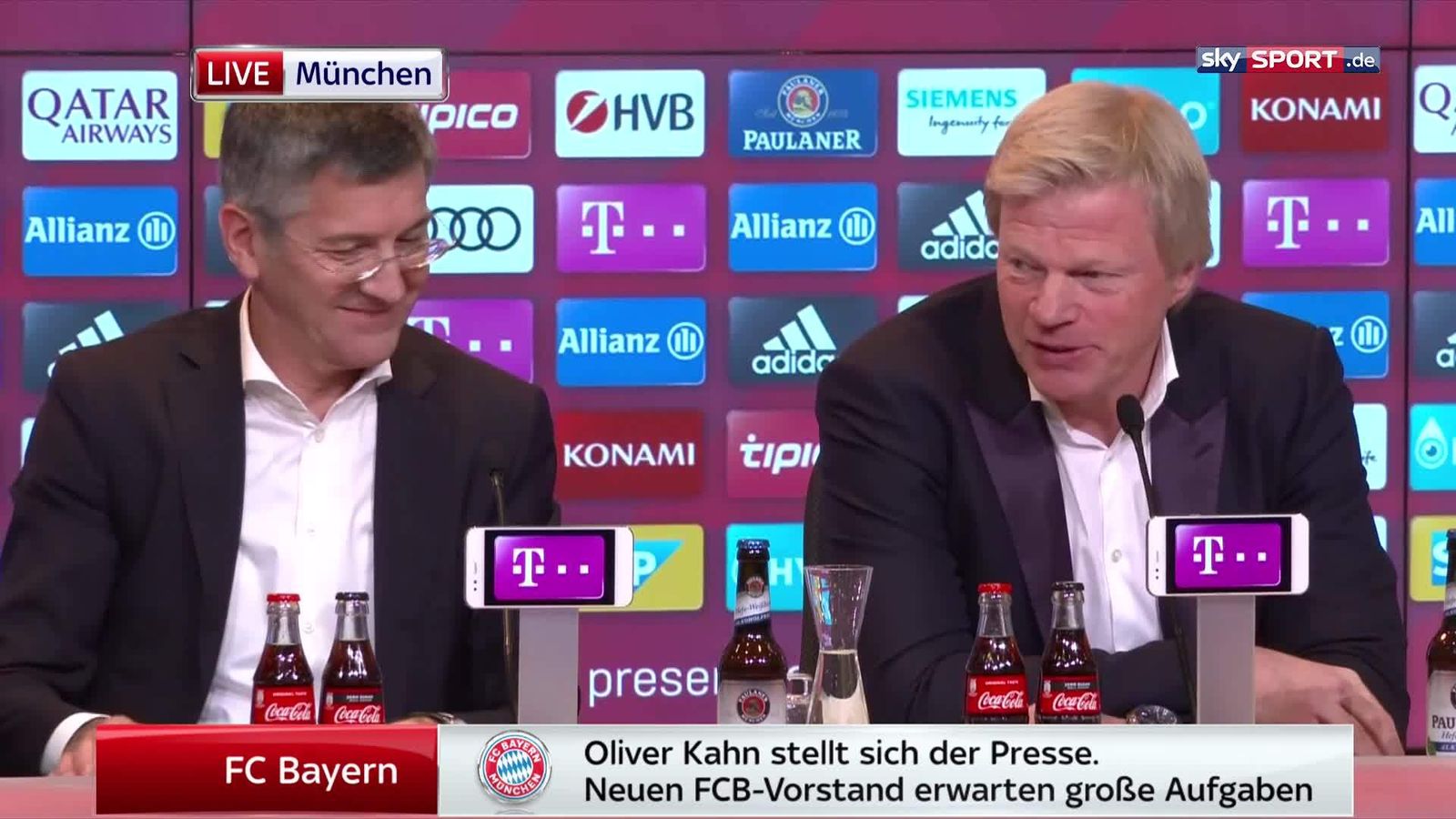 Komplette Pressekonferenz Des FC Bayern Mit Oliver Kahn Im VIDEO ...