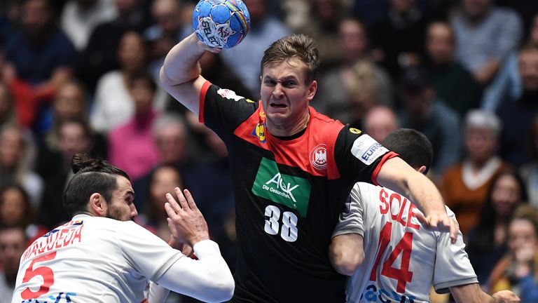 Gegen Spanien gab es kaum ein Durchkommen für Fabian Böhm.