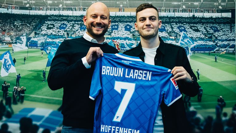Jacob Bruun Larsen wechselt zu 1899 Hoffenheim (Quelle Bild: Twitter@tsghoffenheim)