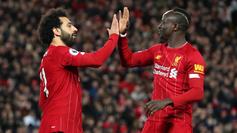 Platz 8: Mohamed Salah und Sadio Mane. Das zweite Duo aus der Premier League kommt auf 21 Tore und 13 Assists. Klopp kann zufrieden sein: Liverpool führt die Tabelle an. 