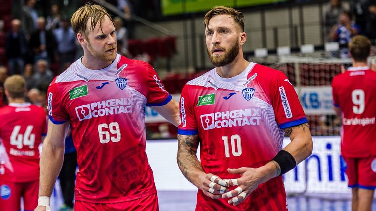 Christian Klimek (li.) muss in der restlichen Saison ohne seinen Partner im Innenblock Fabian van Olpen (re.) auskommen.