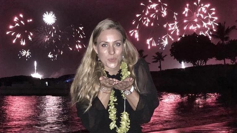 Aloha! Angelique Kerber schickt ihren Fans Neujahresgrüße vom Strand auf Hawaii (Quelle: Instagram/angie.kerber).
