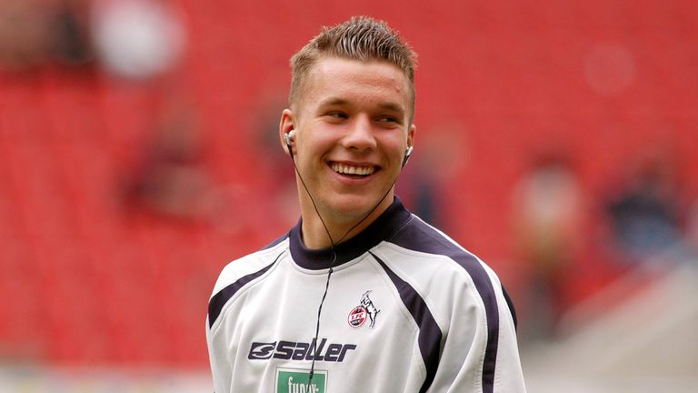 Lukas Podolski zu Beginn seiner Karriere. 
