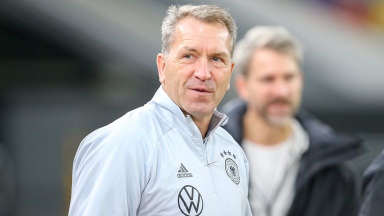 Bundestorwarttrainer Andreas Köpke sieht Alexander Nübel noch in der Entwicklungsphase.