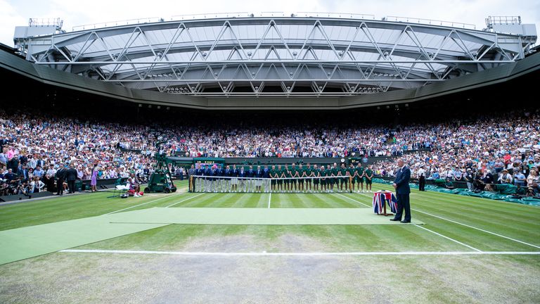 Wimbledon Finale (12. Juli 2020): Tenniskomplex an der Church Road – für 15.000 Zuschauer ausgelegt
