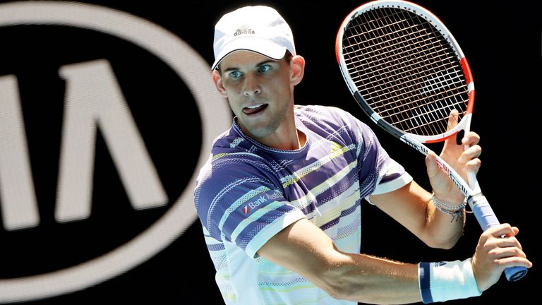 Dominic Thiem ist in die zweite Runde der Australian Open eingezogen.