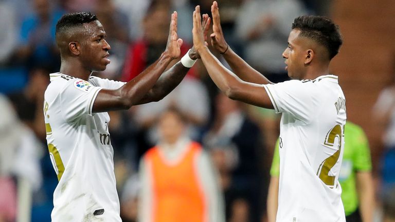 Vinicius Junior (l.) und Rodrygo (r.) sollen bei Real Madrid die Zukunft prägen.