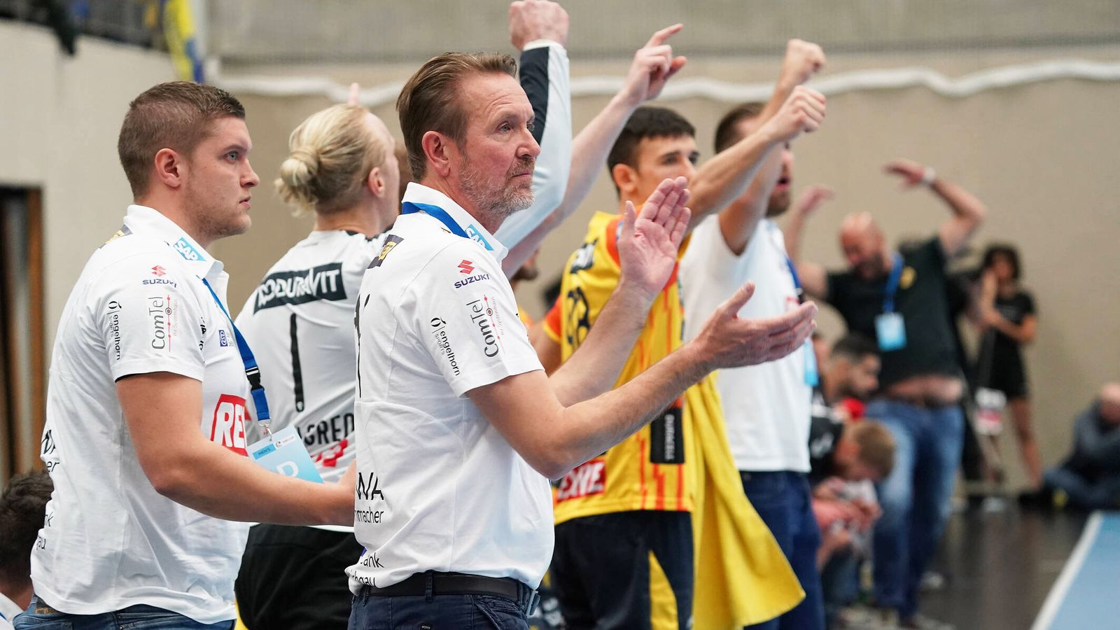 Martin Schwalb trifft beim ersten Spiel als Trainer der RheinNeckar