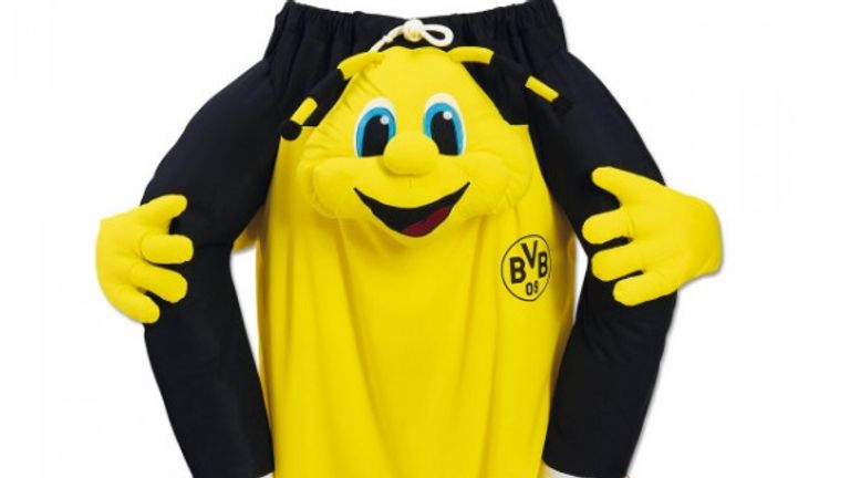 Das Huckepack-Kostüm Emma ist im Fanshop des BVB erhältlich (Bildquelle: bvb.de)