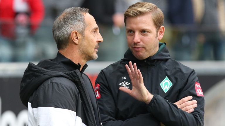 Möglicherweise findet das angesetzte Bundesliga-Spiel am Sonntag zwischen Werder Bremen und Eintracht Frankfurt nicht statt. 