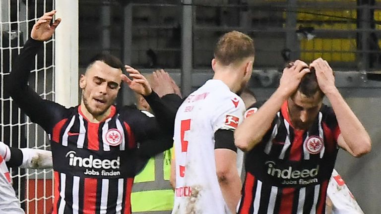 Union Berlin zieht in der Tabelle an Frankfurt vorbei.