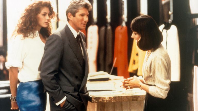 ''Pretty Woman'' mit Richard Gere (M.) und Julia Roberts (l.) lief beim Titelgewinn der Reds dagegen noch nicht. Kino-Start des Klassikers war in Deutschland der 5. Juli 1990.