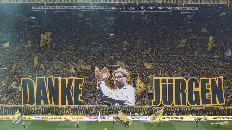 23. Mai 2015: Jürgen Klopps letztes Heimspiel in Dortmund (3:2 gegen Bremen).