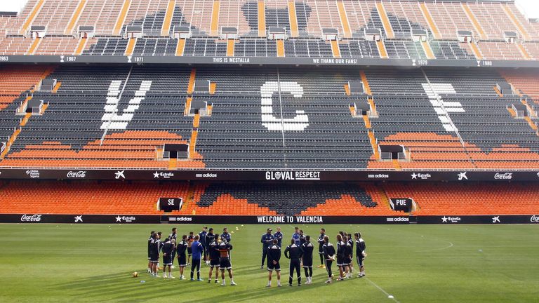 Mit einer Infektionsrate von 35 Prozent ist der FC Valencia besonders stark vom Coronavirus betroffen.