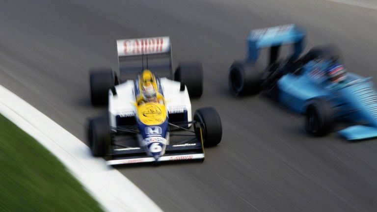 1987: Ein Leben auf der Überholspur führt Nelson Piquet 1987. Mit zwölf Punkten Vorsprung sichert er sich im Williams den Weltmeister-Titel.