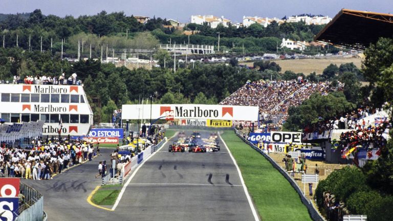 GP von Portugal in Estoril (im Rennkalender von 1984 bis 1996) – Rekordsieger: Nigel Mansel & Alain Prost (je 2).