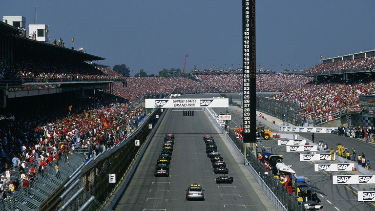 GP von USA in Indianapolis (im Rennkalender von 2000 bis 2007) – Rekordsieger: Michael Schuhmacher (5).