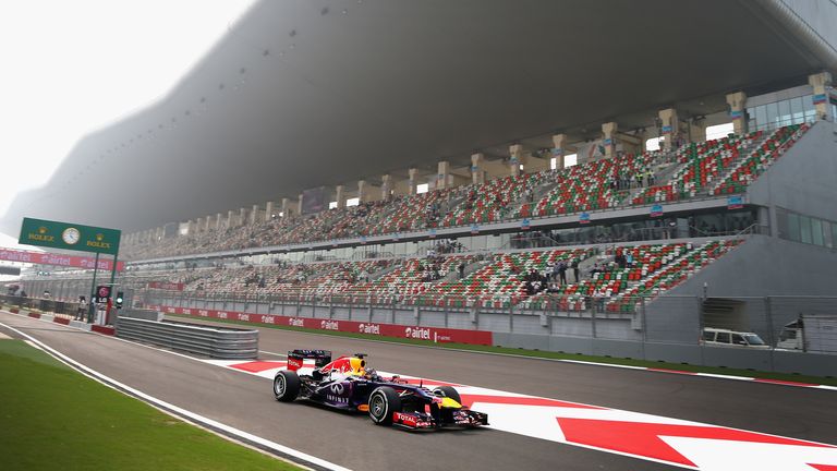 GP von Indien in Delhi (im Rennkalender von 2011 bis 2013) – Rekordsieger: Sebastian Vettel (3).