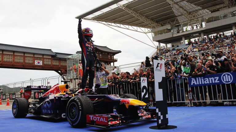 GP von Korea in Yeongam (im Rennkalender von 2010 bis 2013) – Rekordsieger: Sebastian Vettel (3).