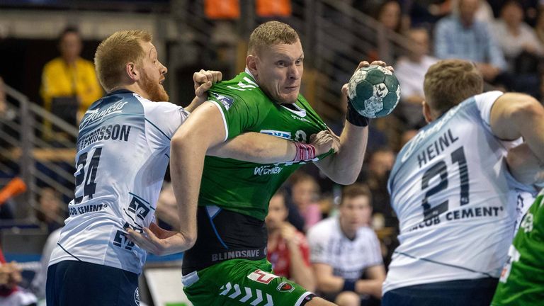 Stehen am sichersten in der Abwehr: Die Nordlichter aus Flensburg. In den vergangenen 27 Partien kassierten sie nur 648 Gegentore und damit zwei Tore weniger als Tabellenführer Kiel.