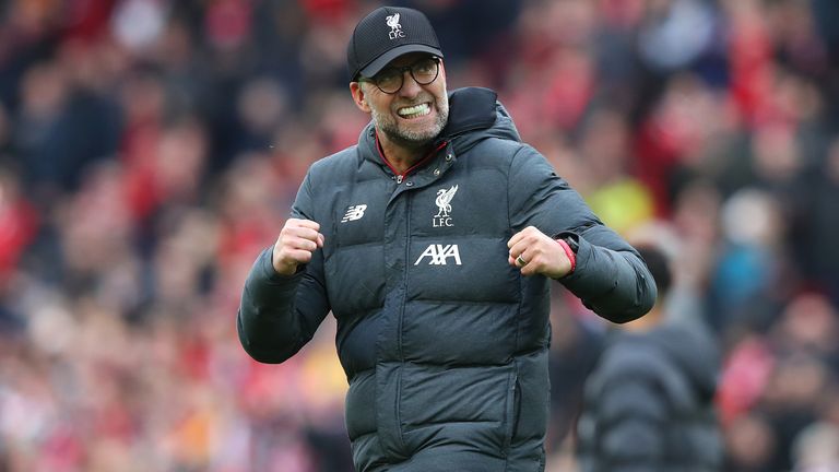PREMIER LEAGUE: 27 Siege aus 29 Ligaspielen – das ist die beeindruckende Bilanz von Jürgen Klopp mit dem FC Liverpool in dieser Saison. Mit einer hervorragenden Siegquote von 93 Prozent führt der gebürtige Schwabe die Rangliste deutlich an.