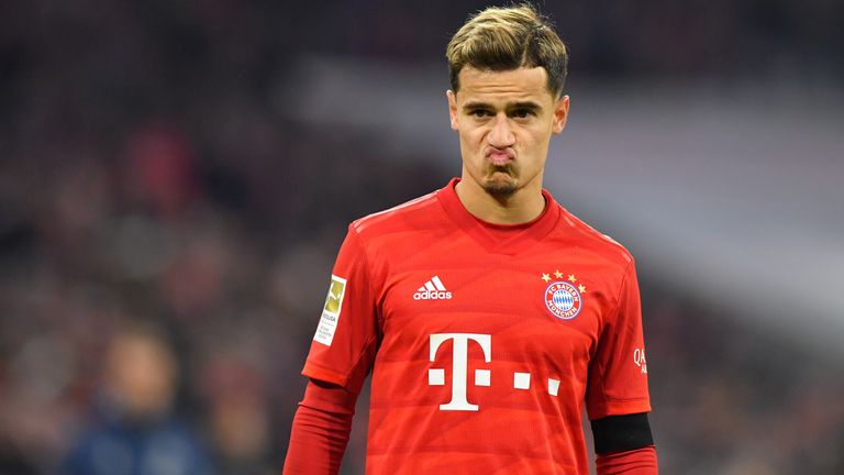Philippe Coutinho fehlte gegen Augsburg zunächst in der Startelf des FC Bayern.