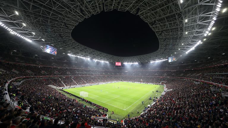 In der Puskas Arena in Budapest steigt das Europa-League-Finale 2022. 