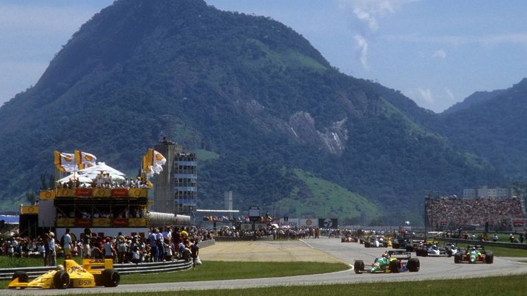 GP von Brasilien in Rio de Janeiro (im Rennkalender 1978 und 1981 bis 1989) – Rekordsieger: Alain Prost (5).