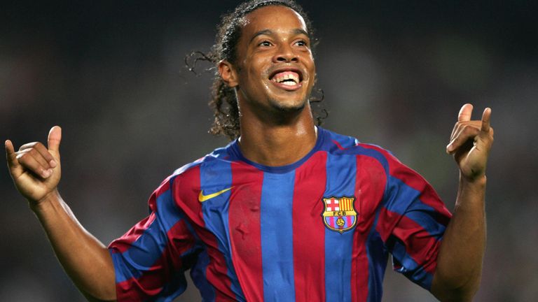 Immer ein Grinsen im Gesicht: Ronaldinho.