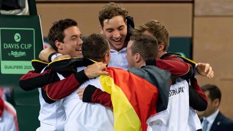 Das deutsche Davis-Cup-Team setzt sich gegen Weißrussland durch.