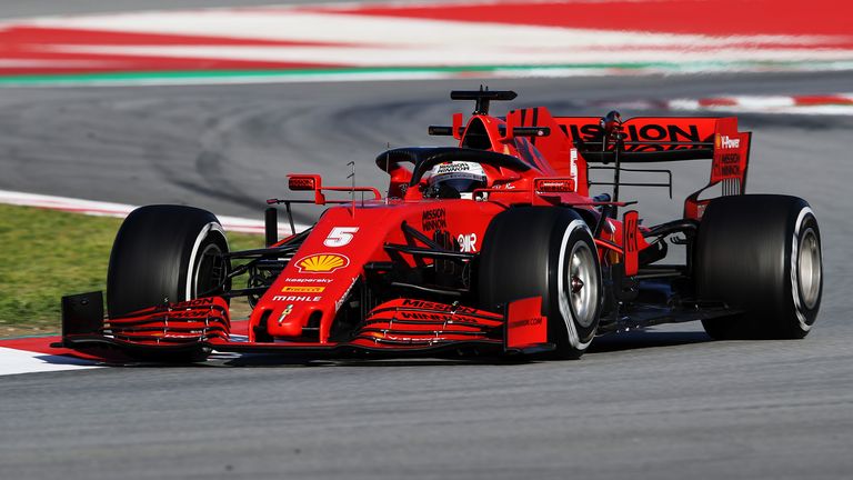 Sebastian Vettel dreht 2020 seine Runden in Lucilla.