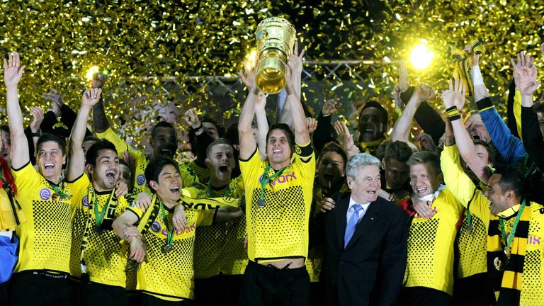 Ihr habt entschieden! In Eurer BVB-Elf des Jahrtausends sind viele Double-Sieger von 2012.