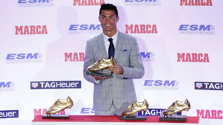 Cristiano Ronaldo sicherte sich viermal den Goldenen Schuh.