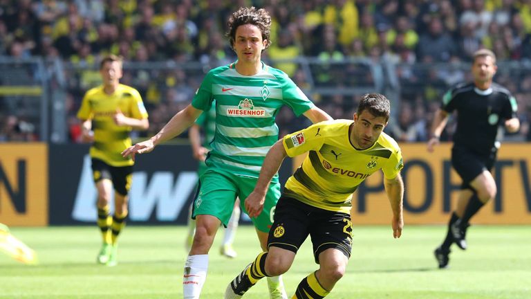 Platz 16: Borussia Dortmund an Werder Bremen - Sokratis (r., 9,9 Mio.) und Thomas Delaney (l., 20 Mio.) - Gesamtsumme: 29,9 Millionen Euro. 