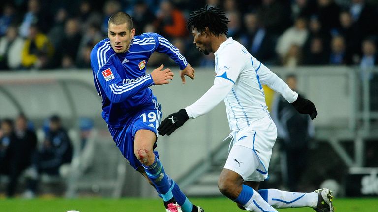 Platz 4: Bayer Leverkusen an die TSG Hoffenheim - Eren Derdiyok (l., 0,5 Mio.),...