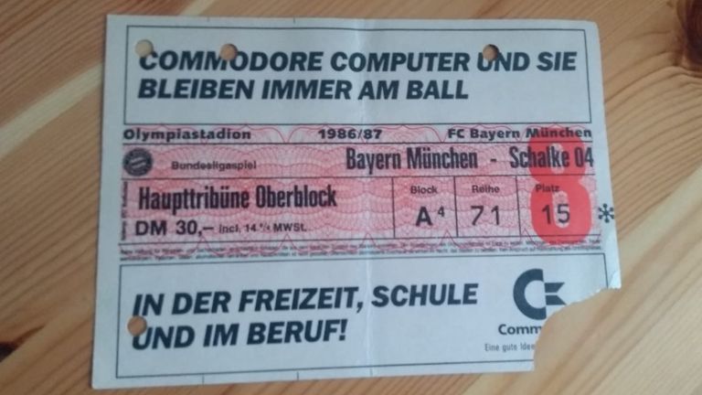 FC Bayern München - FC Schalke 04 am  17. Juni 1987 im Münchner Olympiastadion 
Endstand: 1:0
Tor: Nachtweih
Zuschauer: 59.000