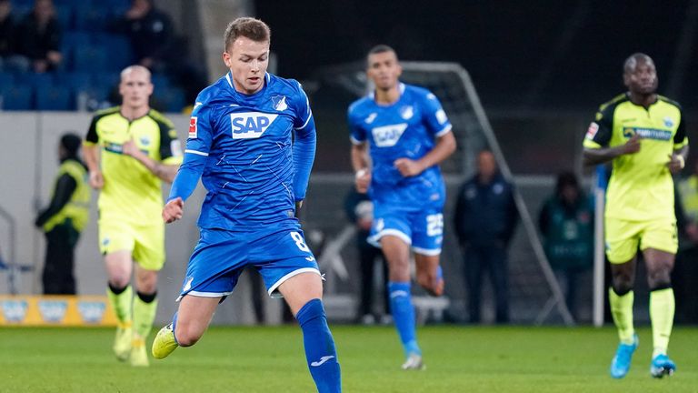 Platz 7: Dennis Geiger (21, TSG Hoffenheim) - Marktwert: 13,3 Millionen Euro
