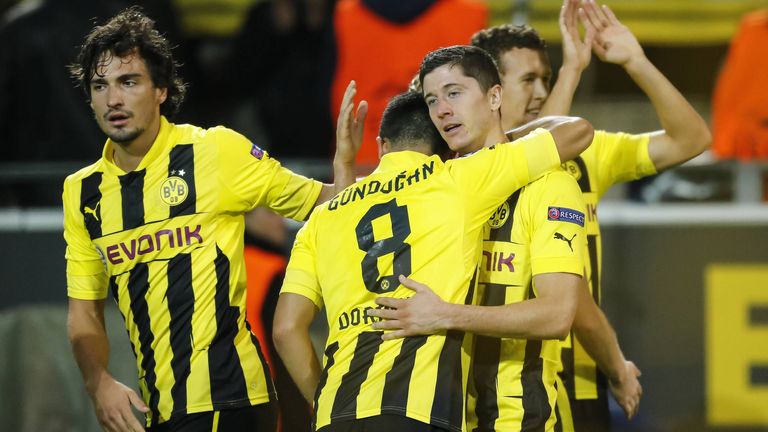 Mats Hummels, Ilkay Gündogan und Robert Lewandowski holten 2012 mit dem BVB das Double.
