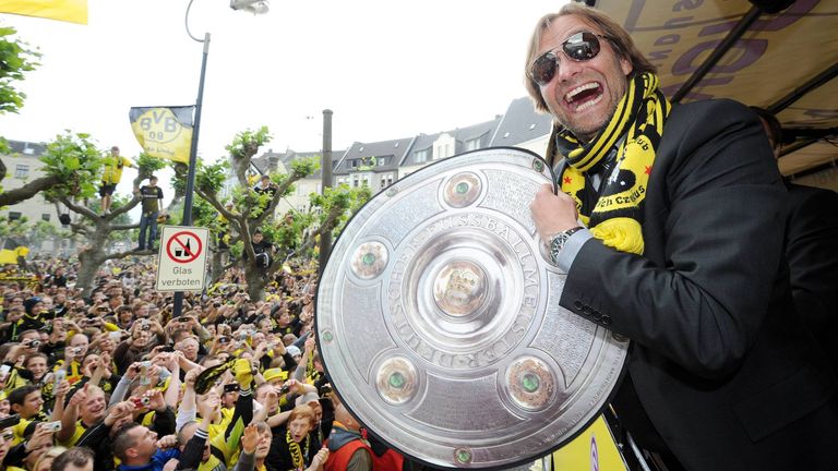 Nach drei Jahren mit dem BVB holte sich Klopp den ersten Meistertitel mit den Dortmundern.