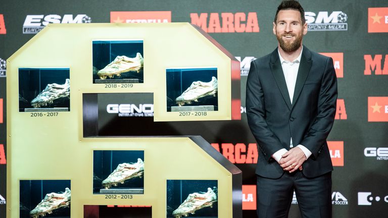 Lionel Messi gewann den Goldenen Schuh sechsmal.
