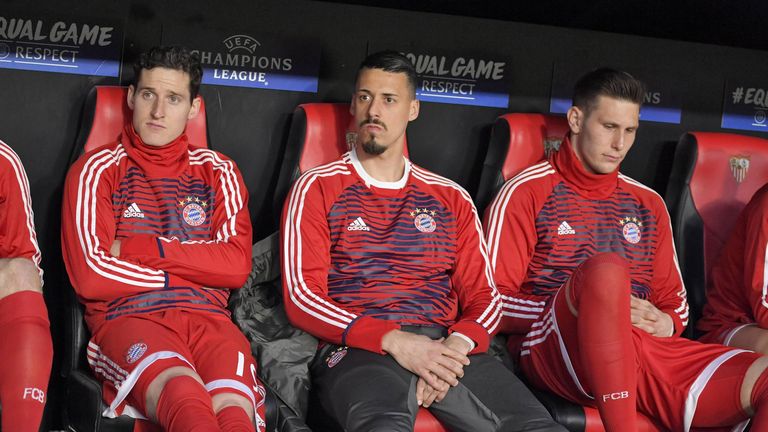 ...Niklas Süle (r., 20 Mio.) und Sandro Wagner (M., 13 Mio.) - Gesamtsumme: 50 Millionen Euro. 