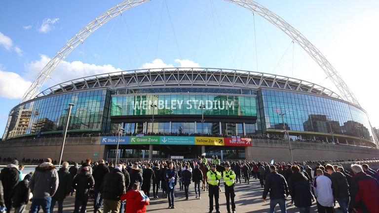 Das Wembley-Stadien zählt zu den größten Arenen der Welt. 